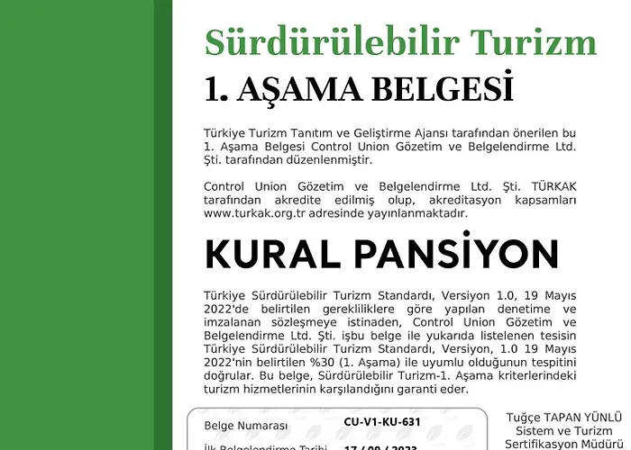 Kural Butik Pansiyon Amasra, Türkiye